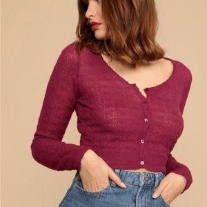 Rouje cardigan size 34 raspberry ❤️